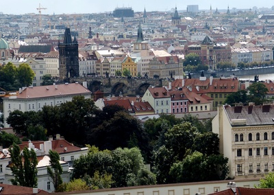 Blick auf Prag Tschechien